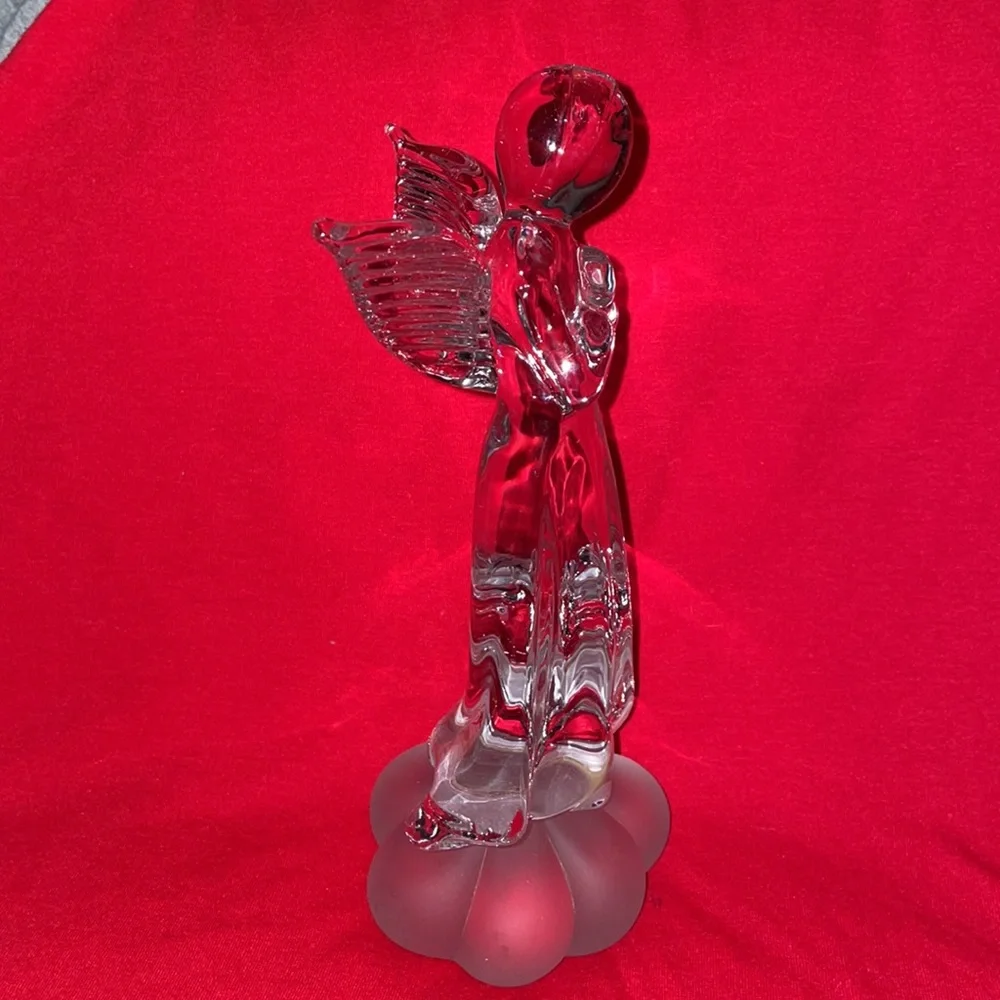 Vintage 1976 Bicentennial handcrafted Crystal praying Angel figurine. - Picture 5 of 7